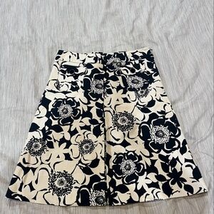 Black and White Flowery skirt from Merona: